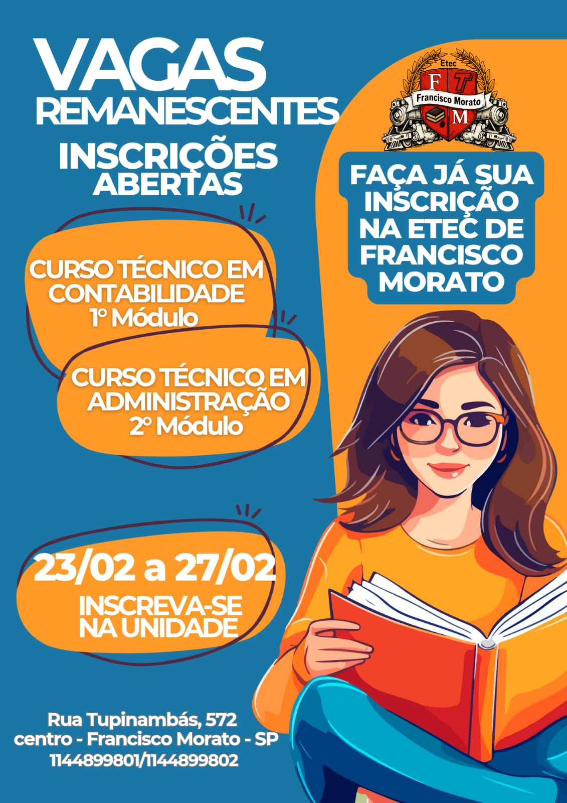 Vagas Remanescentes - 1º Semestre 2026